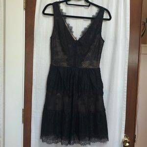 Black lace dress